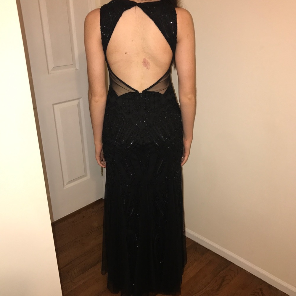 BLACK PROM/FORMAL DRESS - Picture 2 of 5